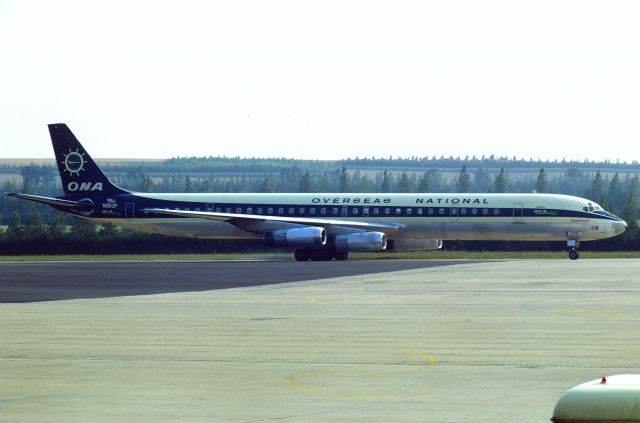 McDonnell Douglas DC-8-60 (N863F) - DC-8-63CF in August 1969 at Vienna (LOWW)