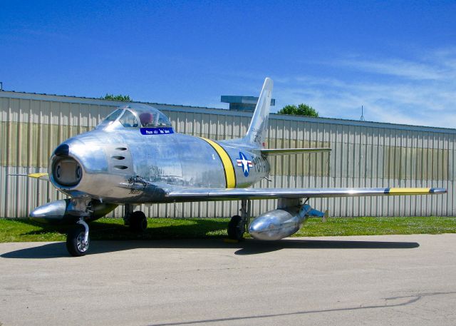 North American F-86 Sabre (51-2740) - At AirVenture.  51-2740 (FU-740), 1951 North American F-86E Sabre, c/n: 172-23br / 