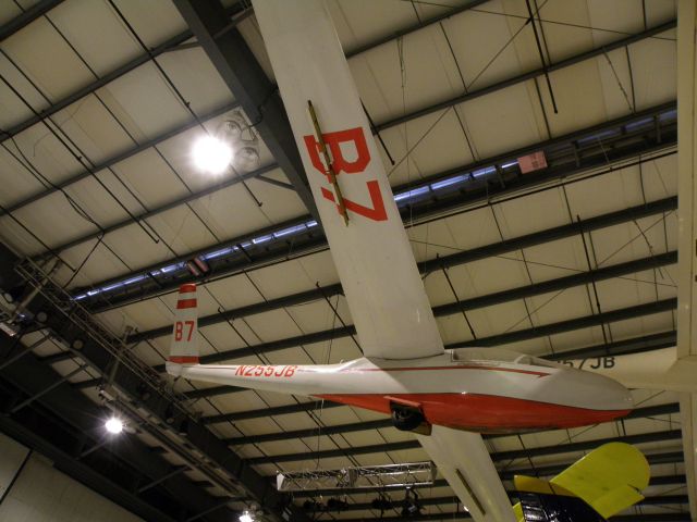 N255JB — - A Sisu 1A (N255JB)sails across the ceiling of a href=http://www.aviationky.org/The Aviation Museum of Kentucky/a at Blue Grass Airport (KLEX)