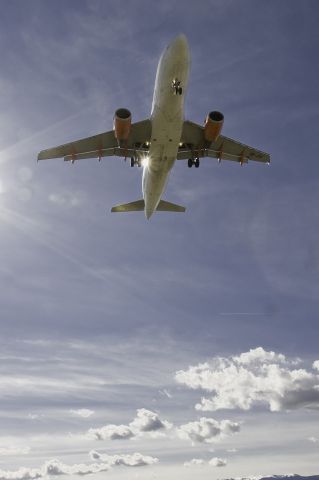 Airbus A319 (HB-JZG) - Landing at LSGG, 2009/03/11