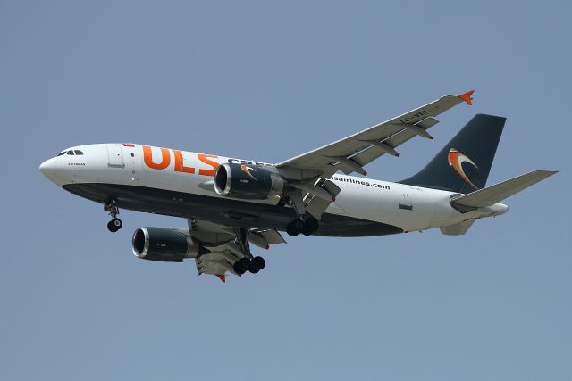 Airbus A310 (TC-VEL) - 05/05/2018: ULS-Cargo Airbus 310-304F, flight from Izmir, Turkey, landing on runway 26.