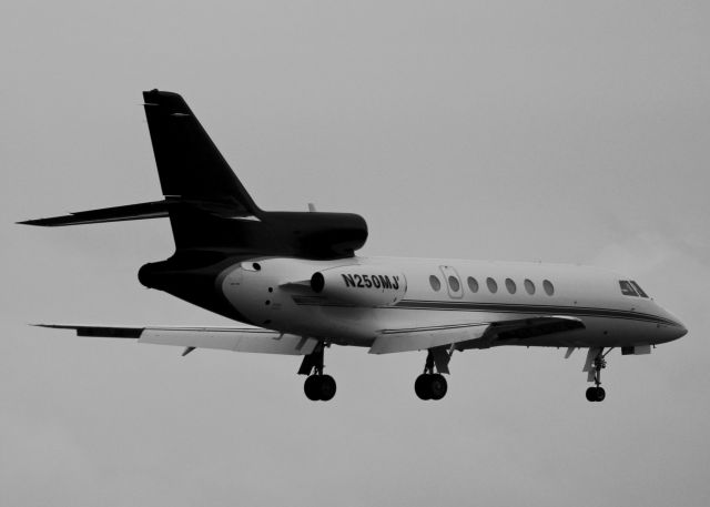 Dassault Falcon 50 (N250MJ) - At Shreveport Regional.