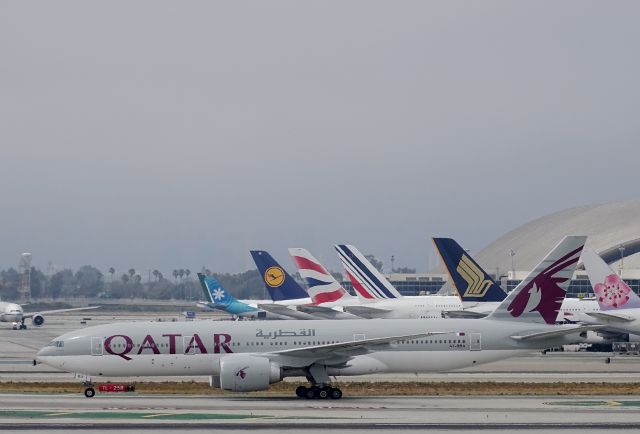 Boeing 777-200 (A7-BBA) - a rel=nofollow href=http://flightaware.com/live/flight/A7BBA/history/20160604/0505Z/OTHH/KLAXhttps://flightaware.com/live/flight/A7BBA/history/20160604/0505Z/OTHH/KLAX/a