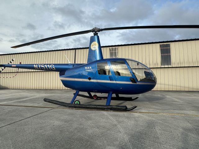 Robinson R-44 (N7511G) - Robertson are 44 clipperII br /On Ramp Scott Macdonald Aircraft Sales