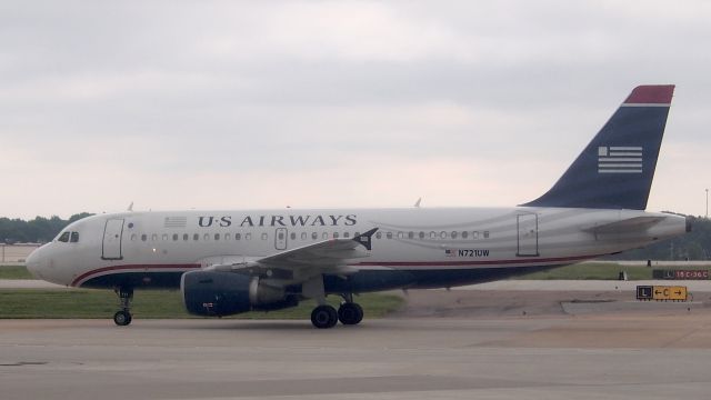 Airbus A319 (N721UW) - ex-USAir