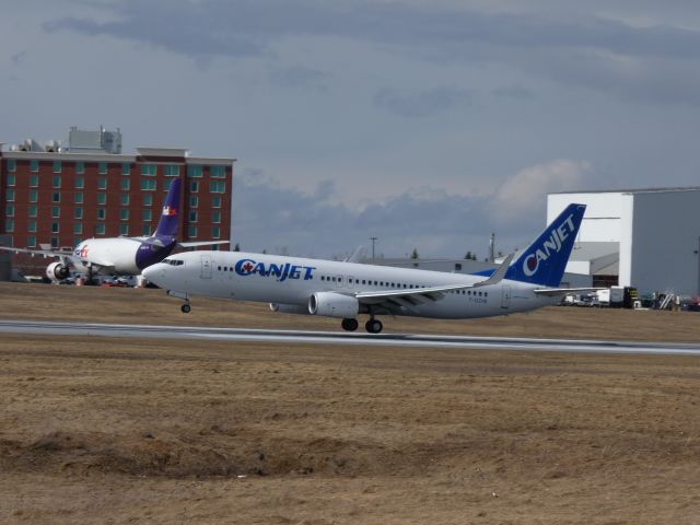 F-GZHB — - just about to touch down on RWY#25