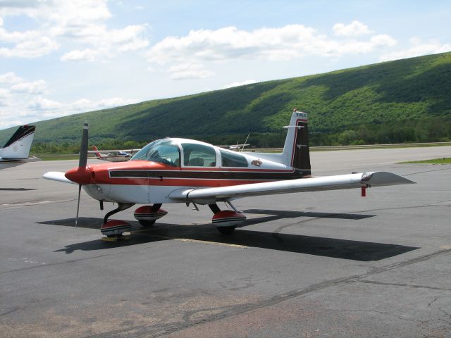 Grumman AA-5 Tiger (N28630) - Sitting on the ramp on one of the beautiful spring days we have in Williamsport.