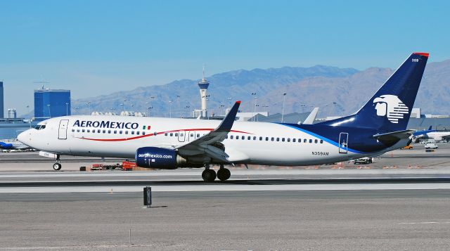 Boeing 737-800 (N359AM) - AeroMexico Boeing 737-8CX N359AM (cn 32359/1041)  Las Vegas - McCarran International (LAS / KLAS) USA - Nevada, February 4, 2011 Photo: Tomas Del Coro