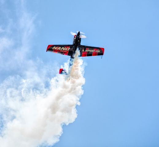 NX540JH — - Rob Holland performing the harrier pass at the Vectren Dayton Airshow on June 24th, 2017. 