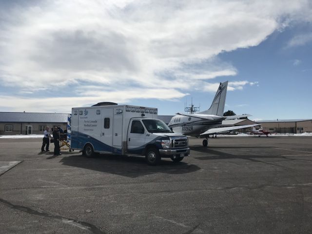 Beechcraft King Air 90 (N3262R) - EagleMed 31 air ambulance in Greeley, CO