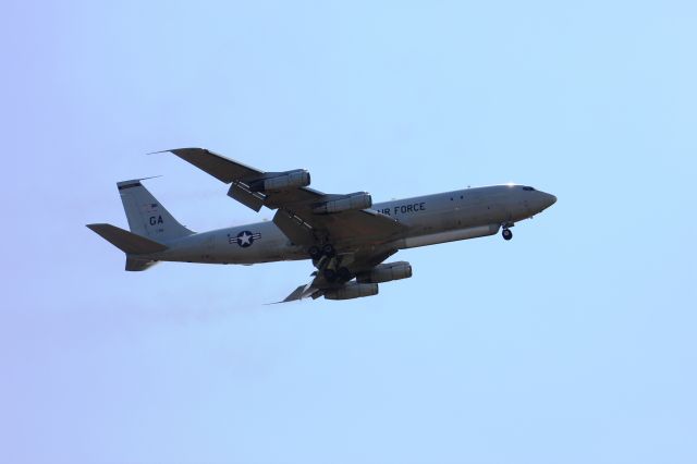 GAAF9111 — - An E-8 Joint-Stars of the 116th Air Control Wing approaching Runway 36L @ Huntsville International for a touch and go...