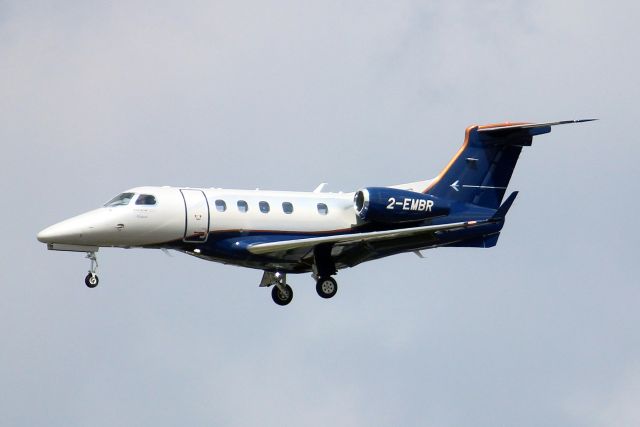 Embraer Phenom 300 (2-EMBR) - Ortac Phenom 300E on short finals for rwy 24 on 14-Jul-21 arriving from LFMN as ORT58Q.
