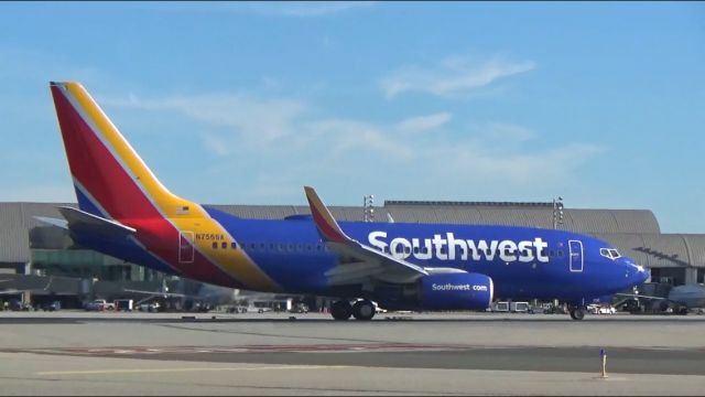 Boeing 737-700 (N756SA) - Getting ready to rocket to Las Vegas.