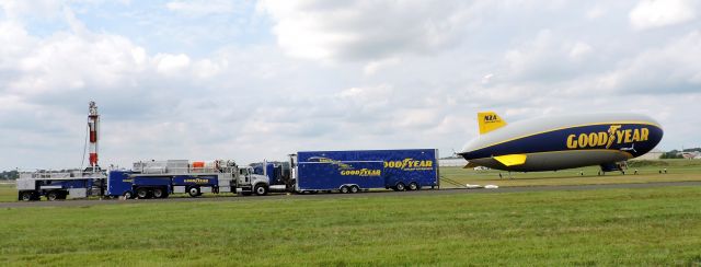 Unknown/Generic Airship (N2A) - Good Year's 2016 Zeppelin Dirigible "Wingfoot Two" along with all the necessary equipment when traveling, fall 2019.