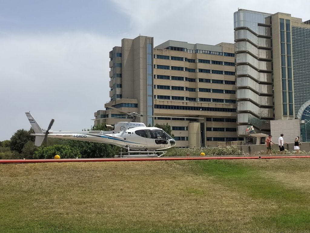 N8367 — - H125 od SWP landed in Ospedale Brotzu Cagliari 22/07/2023