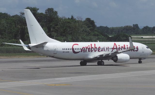 Boeing 737-800 (9Y-SXM)