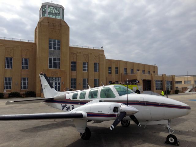 Beechcraft Baron (58) (N191LR) - The restored terminal building at New Orleans Lakefront Airport, post hurricane Katrina.