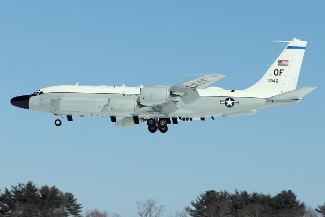 6414846 — - 'The RC-135 Rivet Joint reconnaissance aircraft provides real-time surveillance and intelligence of the United States Air Force. It is also operated by the UK Royal Air Force  (2/27)