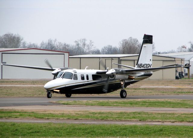 Rockwell Turbo Commander 690 (N840GH) - At Downtown Shreveport.