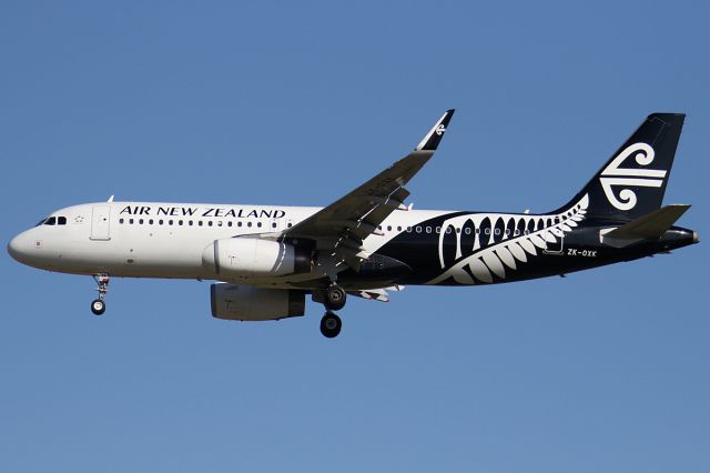 Airbus A320 (ZK-OXK) -  on 28 December 2019
