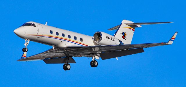 Gulfstream Aerospace Gulfstream IV (N444QG) - N444QG 2001 Gulfstream G-IVSP s/n 1453 - Harry Reid International Airport  KLASbr /Photo: TDelCorobr /January 8, 2024