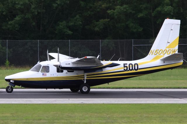 Aero Commander 500 (N500GW) - Morning launch for AirVenture Cup Race, 21 July 2024