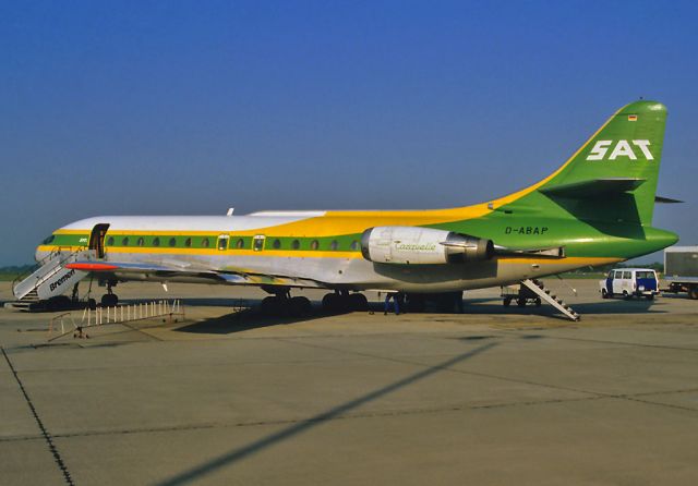 SUD-EST SE-210 Caravelle (D-ABAP) - At Bremen Airport - 1985-05-24. 