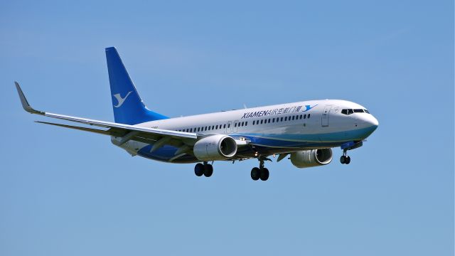 Boeing 737-800 (B-5792) - BOE191 on final to Rwy 16R during a flight test on 8.7.13. (LN:4568 cn 41790).