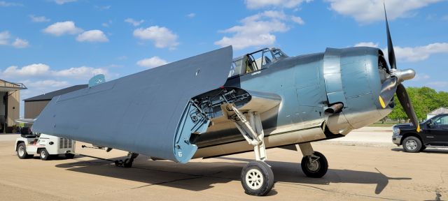 N3967A — - FORMERLY painted as "She's the Boss"; temporarily based at Illinois Valley Regional Airport; 5-6-2023.  Goodyear built TBM Avenger