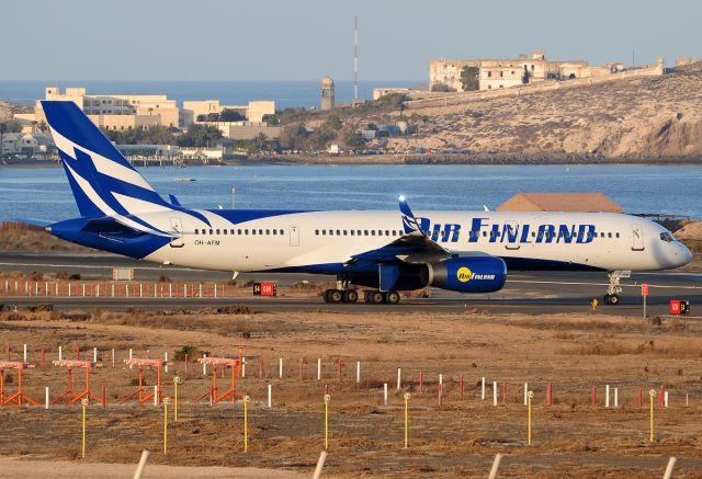 Boeing 757-200 (OH-AFM) - February 2012.