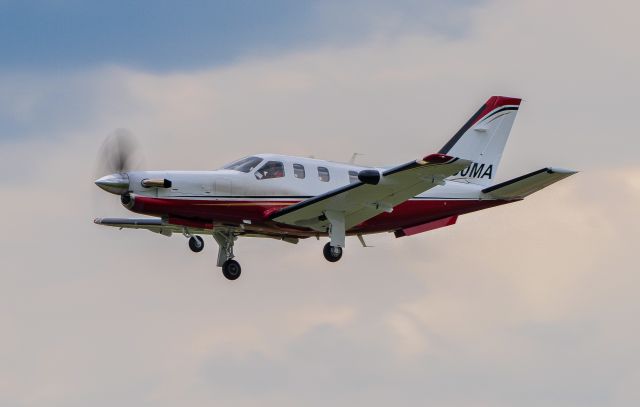 Socata TBM-850 (N580MA) - Socata departing on runway 30