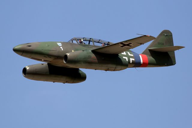 N262AZ — - Messerschmitt Me-262 on a high speed fly by at Scottsdale Airport, AZ