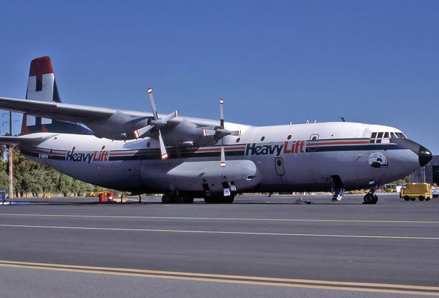 G-BEPS — - HEAVYLIFT CARGO AIRLINES - SHORT SC-5 BELFAST - REG : G-BEPS (CN SH1822) - EDINBURGH RAAF BASE ADELAIDE SA. AUSTRALIA - YPED 10/3/1988