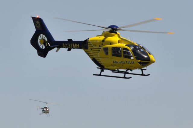 Eurocopter EC-635 (N137MH) - Training during a very busy day at KFDK on 4/18/2009.