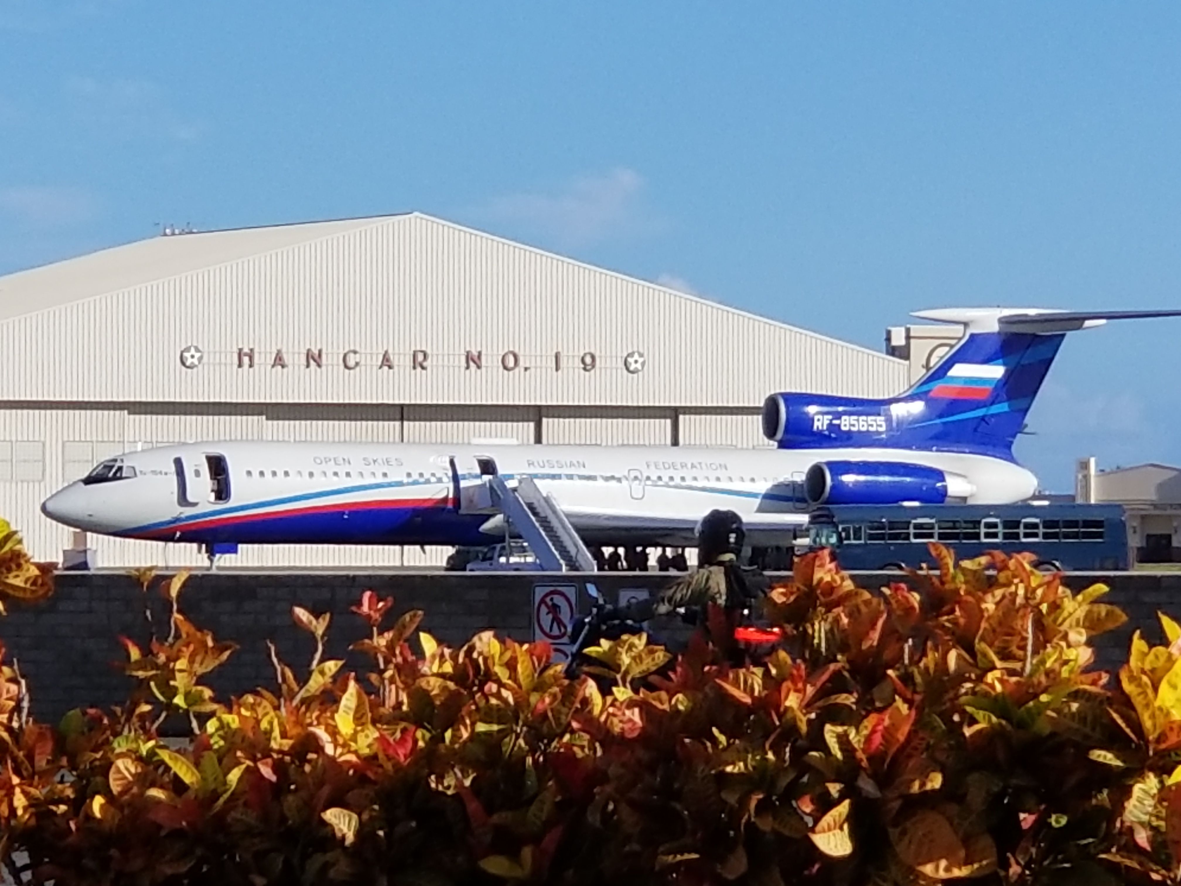 RF-85655 — - Russian Federation Open Skies Tu-154M at Hickam Air Force Base 15AUG19.