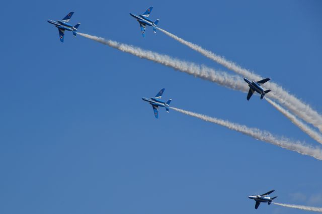 KAWASAKI T-4 — - JASDF-Iruma air showbr /Blue Impulse