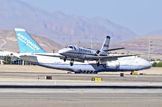 Cessna Citation V (N804QS) - N804QS 2002 Cessna 560 C/N 560-0610br /br /McCarran International Airport (KLAS)br /Las Vegas, Nevadabr /TDelCorobr /May 30, 2013