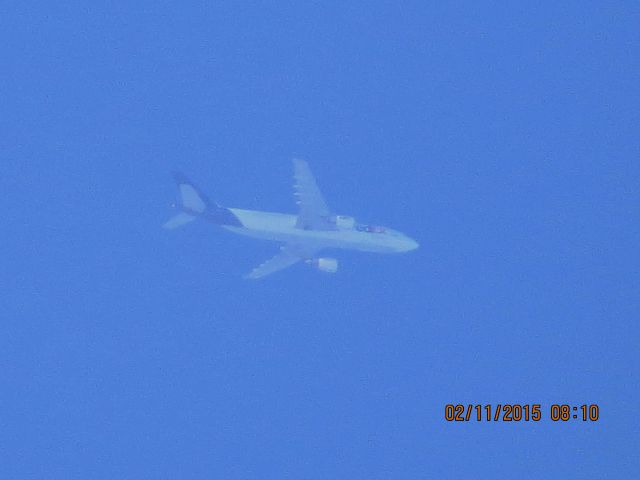 Airbus A300F4-600 (N675FE) - FedEx flight 1585 from MEM to PDX over Southeastern Kansas at 34,000 feet.