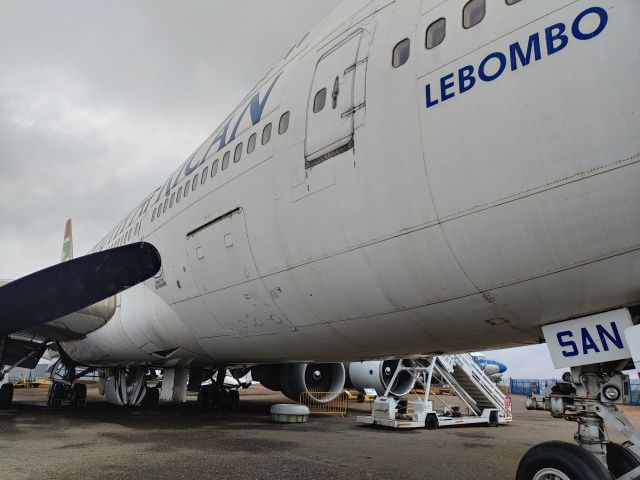 Boeing 747-200 (ZS-SAN) - SAA B747-244B ZS-SAN 'Lebombo' at SAA Museum, Rand Airport, Germiston 2.11.2022