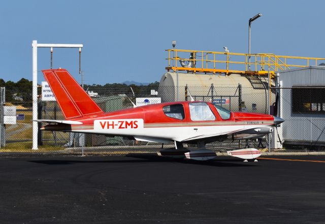 Socata Tobago (VH-ZMS) - Socata TB-10 Tobago VH-ZMS (1058) at Wynyard Airport Tasmania Australia 5 February 2025.