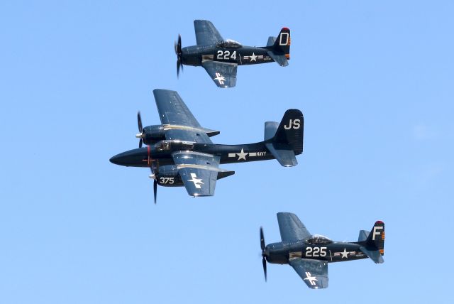 NX379AK — - The Horseman Grumman G-51 Tigercat & two G-58 Bearcats