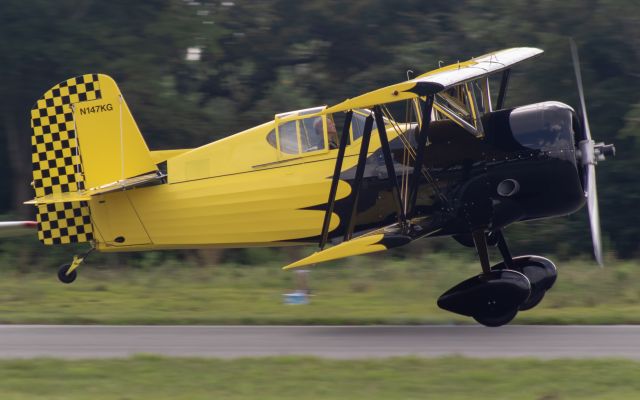 Grumman Super Ag-Cat (N147KG) - The GrassoCat arriving at New Garden for the 2019 New Garden Festival of Flight. 