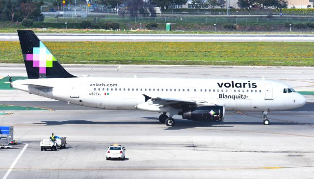 N509VL — - This picture was taken from the LAX Theme Building.