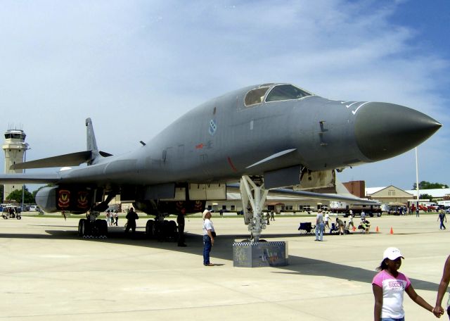 Rockwell Lancer (85-0072) - At Barksdale Air Force Base.