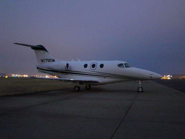N775CM — - Premier 390 parked on the ramp.