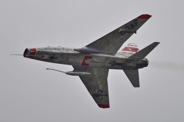 North American Super Sabre (N2011V) - 10-27-23. How about those lines.! What a bad-a$$ looking aircraft!