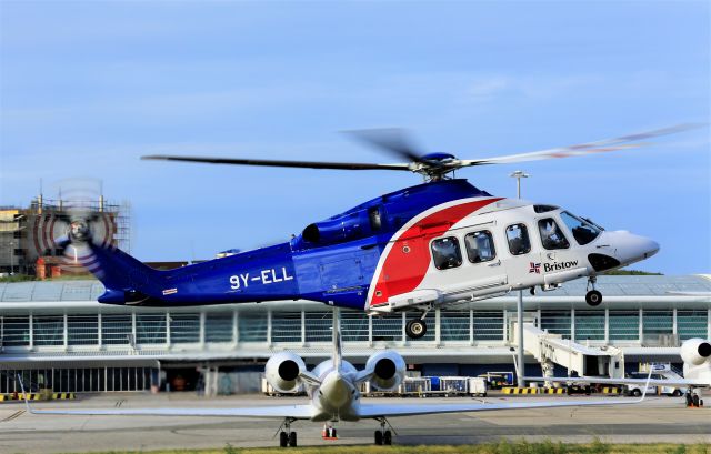 9Y-ELL — - Bristow chopper coming to St Maarten for a fuel stop!!