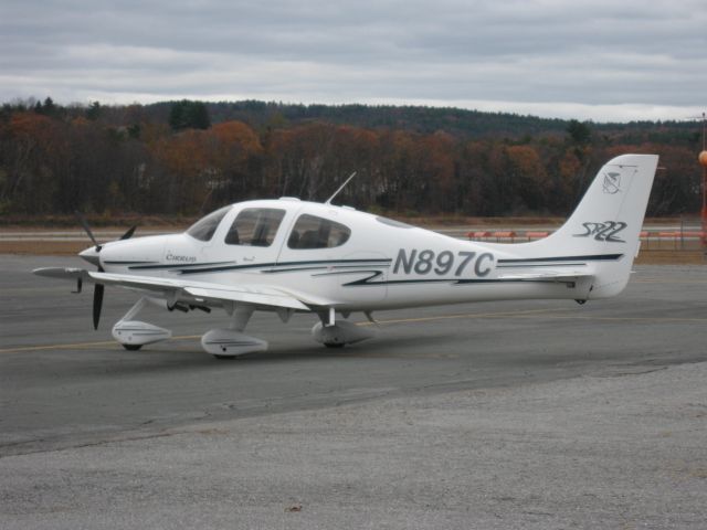 Cirrus SR-22 (N897C) - This SR22 looks nice against the autumn colors.