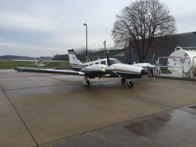 Piper Seneca (N4128U) - The Seneca on the ramp.