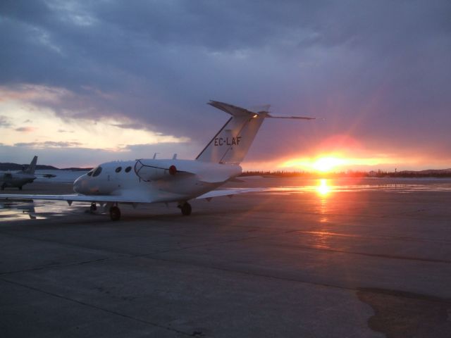 EC-LAF — - Parked at Irving Aviation FBO. Goose Airport NL. May3/9